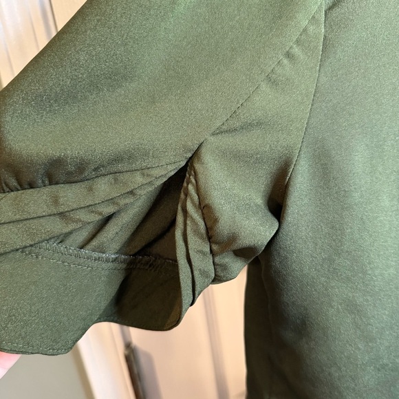 41 Hawthorn Green Buttoned Blouse with Mandarin Collar Size 1X GUC - Picture 4 of 7